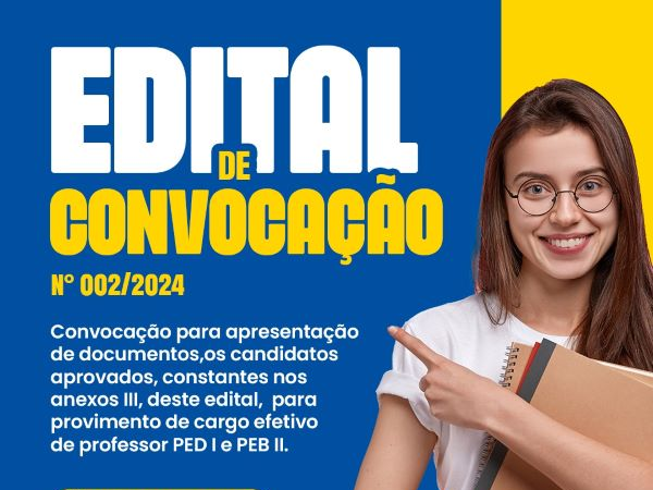 Prefeitura anuncia nova convocação de professores aprovados no Concurso Público